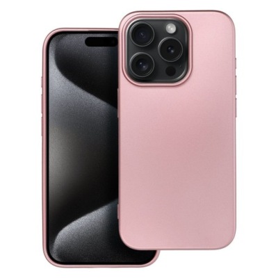 Etui METALLIC do IPHONE 15 PRO różowy