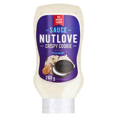 ALLNUTRITION NUTLOVE SAUCE CRISPY COOKIE 280g FIT SOS BEZ CUKRU