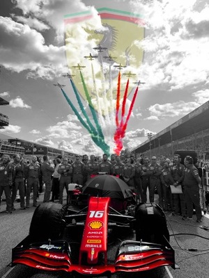 Plakat Formula 1 F1 Scuderia Ferrari Formuła 1
