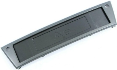 Рамка номерного знака rej перед audi a6 c6 сіра pdc фото №1