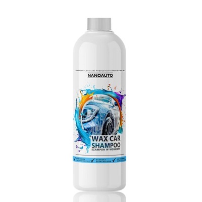 NANOAUTO WAX CAR SHAMPOO szampon z woskiem 1 Litr