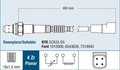 SONDA LAMBDA FORD  