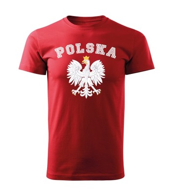 Koszulka euro Polska Godło Orzeł r.L