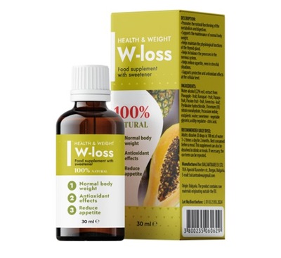 W-loss krople odchudzające | Dieta Keto