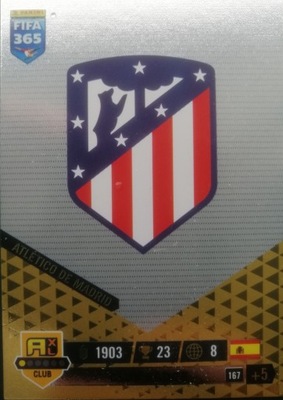 FIFA 365 2023 CLUB BADGE LOGO 167 ATLETICO