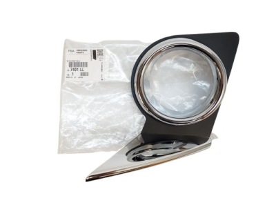 Рамка противотуманной фары левая оригинал peugeot 4007 7401ll фото №1