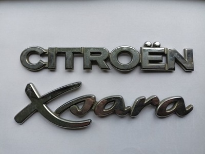 Znaczek Logo Emblemat Napis Citroen Xsara I CHROM