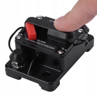 Запобіжник автоматичний автомобільний 50a 12-42v фото №1