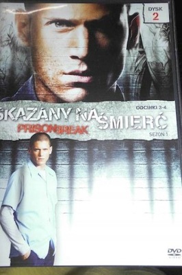 PRISON BREAK - SKAZANY NA ŚMIERĆ SEZON 1 odc 3 4 DVD
