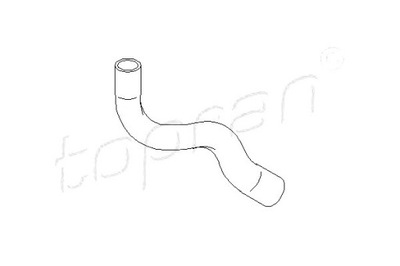 Topran шланг радіатора renault thalia i 1.4 00- фото №1