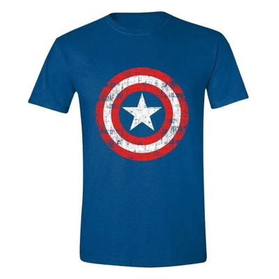 Marvel T-Shirt Captain America Cracked Shield XL