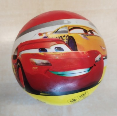 Piłka gumowa 23 cm Auta The Cars McQueen