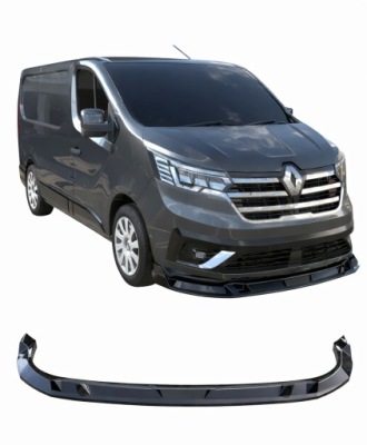 Спойлер бампера сплиттер накладка перед aero renault trafic mk3 2023+ новый фото №1