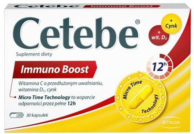 CETEBE IMMUNO BOOST 30 kapsułek