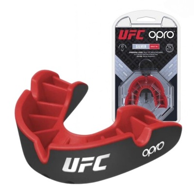 Opro Ochraniacz Na Zęby Dla Dzieci UFC Silver GEN2 Czarny/Czerwony