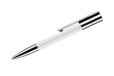 Długopis PENDRIVE USB 8 GB srebrno-biały