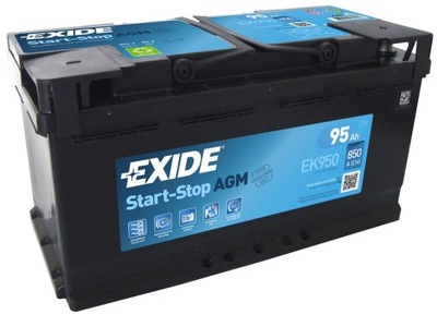 АКУМУЛЯТОР EXIDE СТАРТ-STOP AGM 95AH 850A EK950