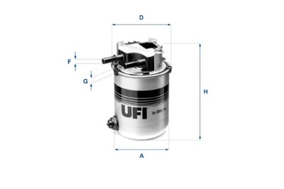 UFI ФІЛЬТР ПАЛИВА KOLEOS II 17-