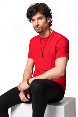 Koszulka T-shirt Czerwona Linus Lancerto L