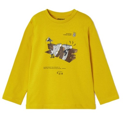 Bluzka Mayoral 4020 koszulka SKATE żółta 122 cm