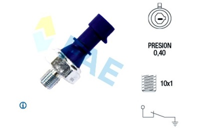 FAE SENSOR DE PRESIÓN ACEITES CHEVROLET VOLT OPEL AGILA AMPERA ASTRA H  