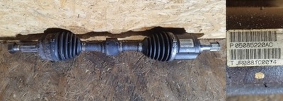 Приводной вал короткий механическая коробка передач jeep patriot jeep compass 2.0 / 2.4 pb p05085220ac фото №1