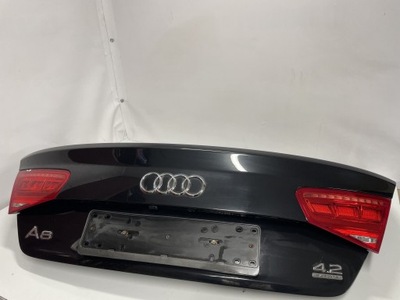 BOOTLID COVERING BOOT AUDI A8 D4 4H0827753B COMPLETE SET LAMPS LOCK  