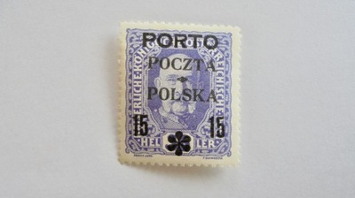 1919 Polska Fi.D4* Wydanie Krakowskie czysty znaczek z gumą, stan dobry