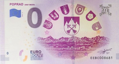 0 Euro - Poprad Erby Mesta - Słowacja - 2019
