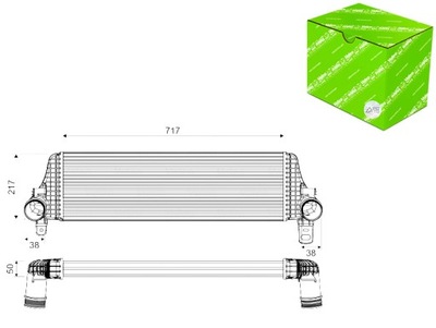 INTERCOOLER RADUADOR AIRE DE ADMISIÓN VW CALIFORNIA T6 CAMPER  