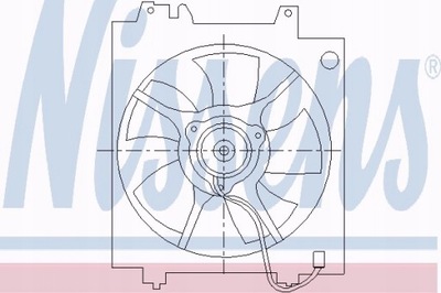 VENTILADOR DEL RADIADOR SUBARU LEGACY 99- 2.0 I  