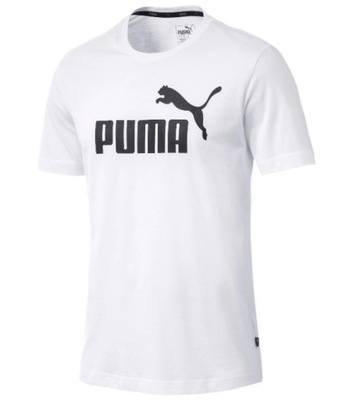 T-shirt męski PUMA ESS Logo Tee biały 851740 02 XL