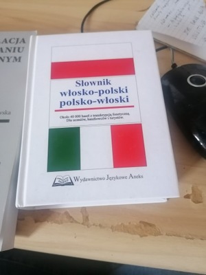 Słownik WŁOSKO-POLSKI POLSKO-WŁOSKI Praca zbiorowa