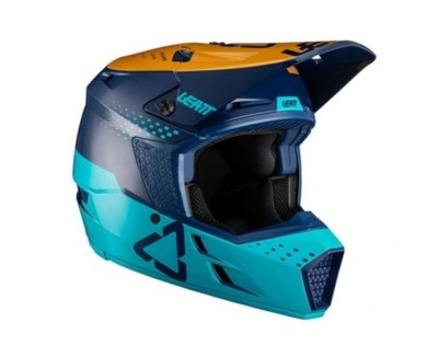 LEATT (2021) KASK MOTO 3.5 V21.4 HELMET BLUE XXL