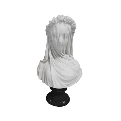 Veiled Lady Bust Statue Collection Artcrafts for