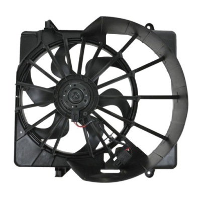 Jeep liberty kk 2008-12 2.8 3.7 вентилятор корпус фото №1