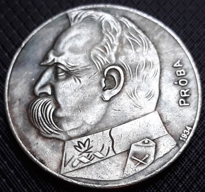 10 złotych 1934, Józef Piłsudski , Polska ,PRÓBA