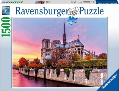 Puzzle 1500 el. Katedra Notre Dame Ravensburger