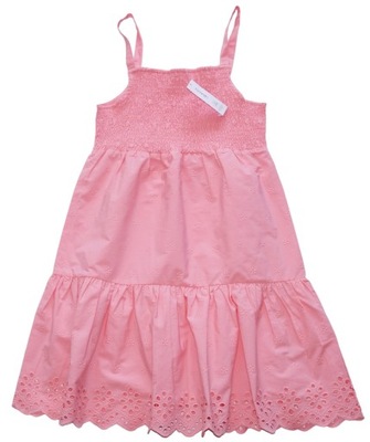 GEORGE letnia sukienka z hafyami pink 158-164