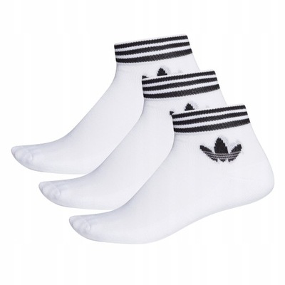 SKARPETKI ADIDAS MĘSKIE BIAŁE3PACK EE1152ROZ.43-46