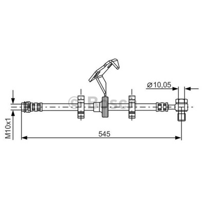 CABLE DE FRENADO ELÁSTICO BOSCH 1 987 481 078  