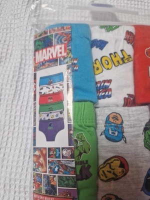 PRIMARK 6PACK SLIPOW MARVEL MIX128CM