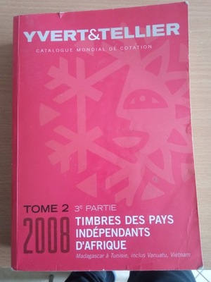 znaczki Katalog Yvert & Tellier 2008 r Tom 2 3 katal