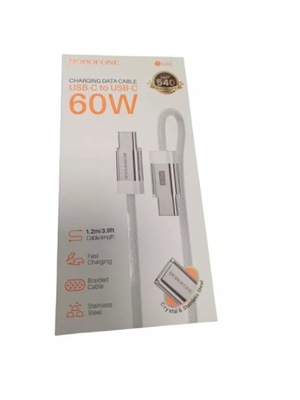 BOROFONE KABEL BU48 HERO - TYP C NA TYP C - 60W 3A 1,2 METRA