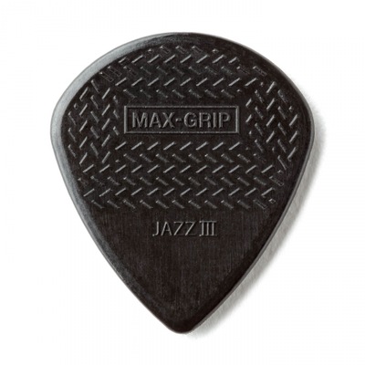 DUNLOP 471R3S NYLON MAX GRIP JAZZ BLACK 1,38 mm