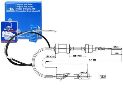 CABLE CONJUNTO DE EMBRAGUE FIAT PUNTO LANCIA Y 1.1-1.6 09.93-0  