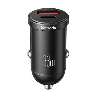 DISPOSITIVO DE CARGA DE AUTOMÓVIL MCDODO CC-2320, USB-C + USB-A, 30W  