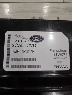 Модуль блок керування підвіска dw93-14f392-ae jaguar фото №1