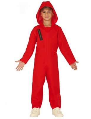 Kostium czerwony złodziej dla dzieci