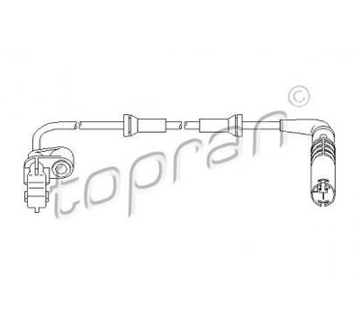 HANS PRIES SENSOR ABS PARTE DELANTERA DERECHA BMW 3  